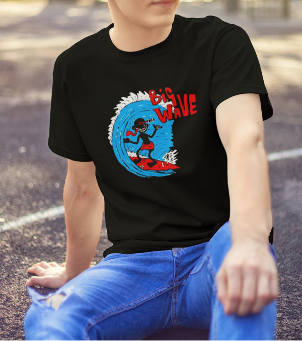 Lil Darkie Big Wave Surfing Vintage T-Shirt