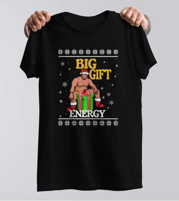 Big Gift Energy Barry Wood Ugly Christmas Sweaters T-Shirt