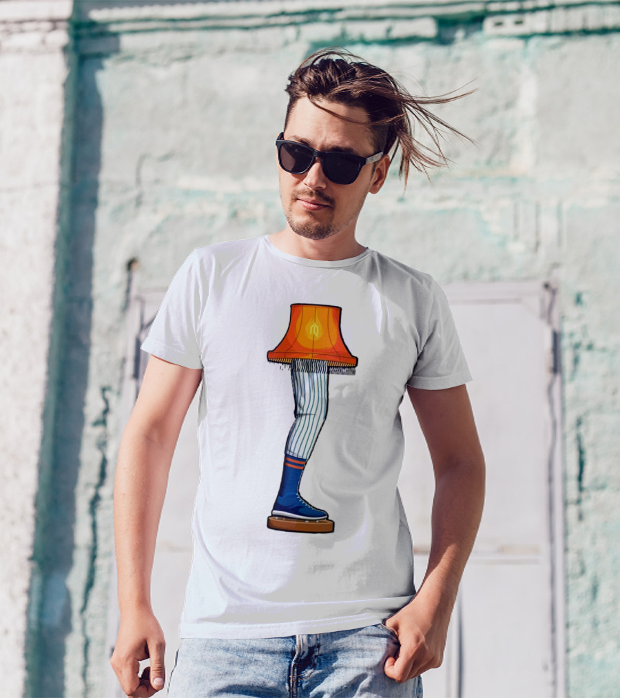 LGM Leg Lamp New York Mets MLB Baseball T-Shirt