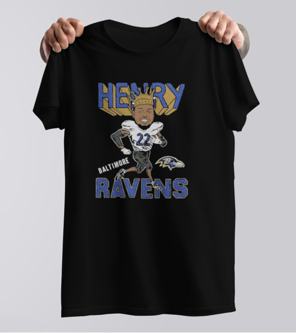 Henry Derrick Baltimore Ravens King 22 T-Shirt
