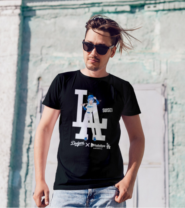 LA Dodgers X Hololive Production Suisei Collaboration T-Shirt