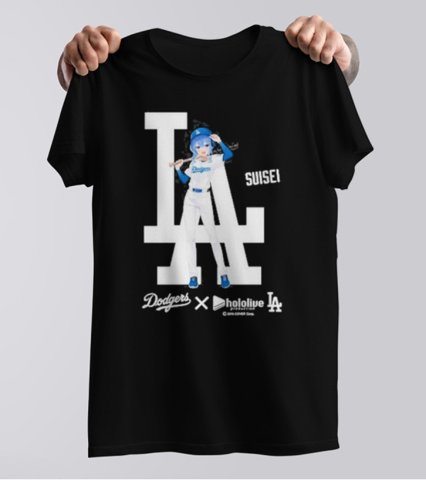 LA Dodgers X Hololive Production Suisei Collaboration T-Shirt