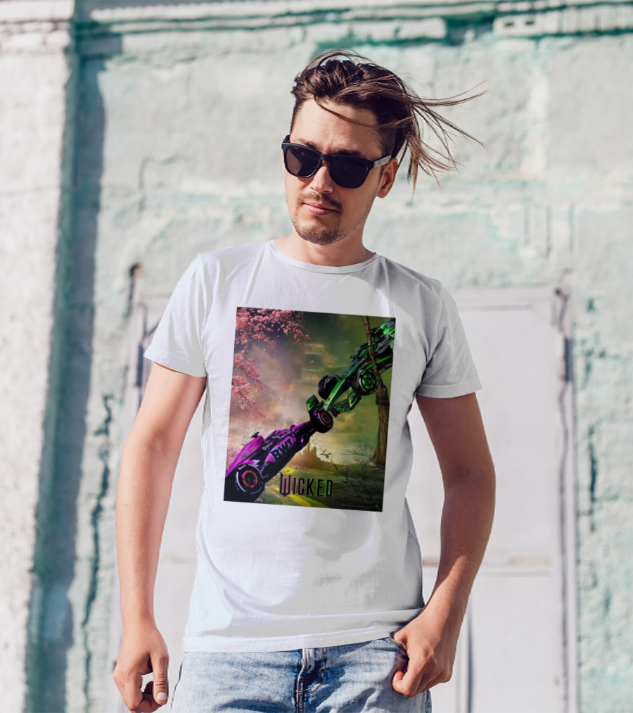 Wicked Everyone Deserves A Chance To Fly Racing Cars Vertical Sky Forest T-Shirt