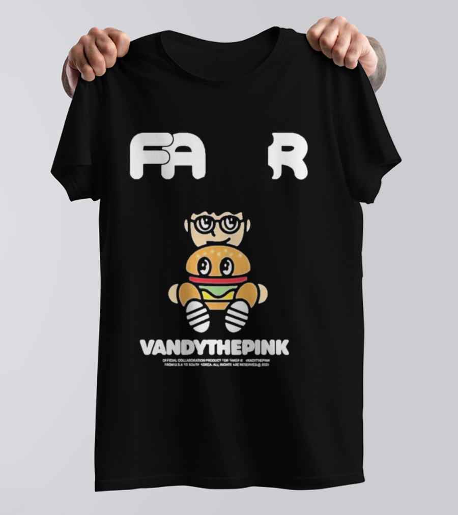 FAKER VANDYTHEPINK Burger Character Collaboration T-Shirt