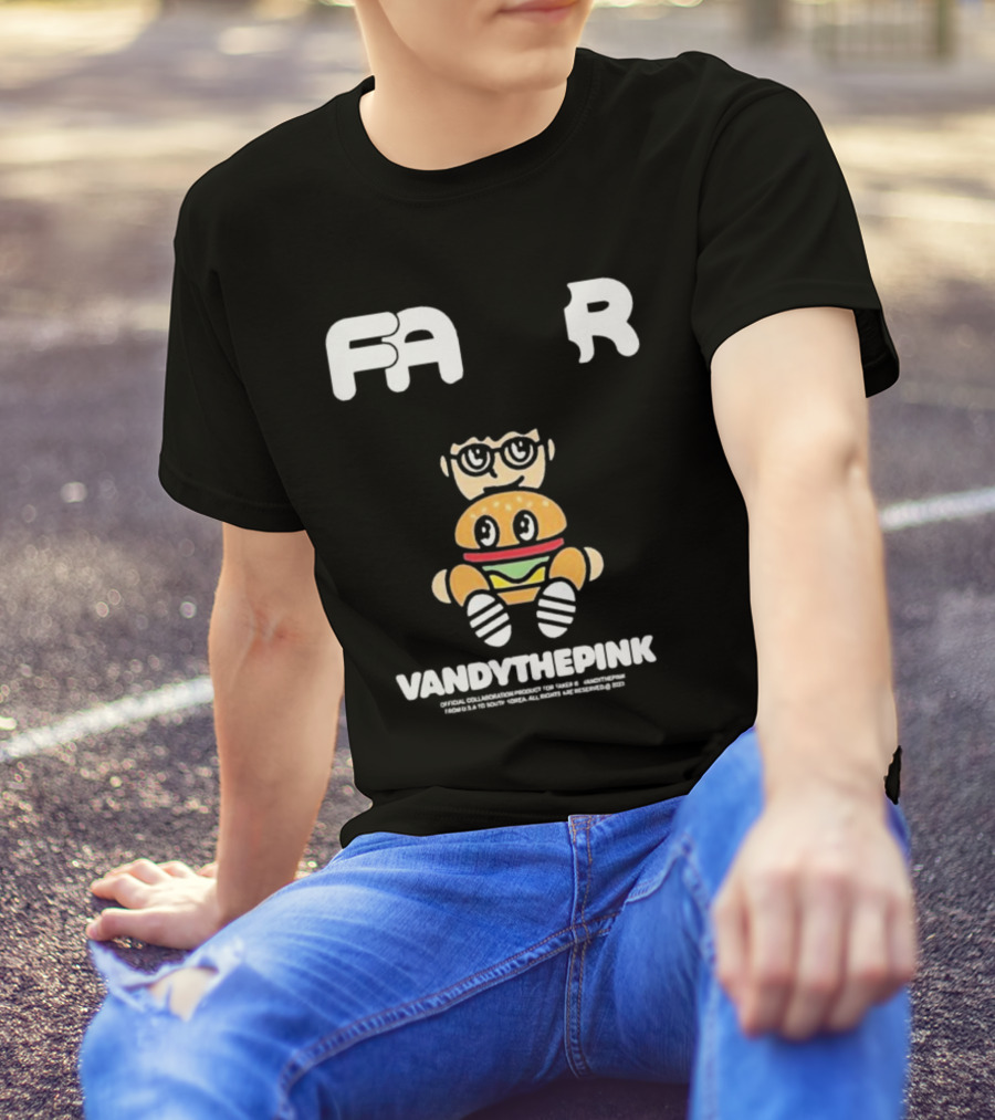 FAKER VANDYTHEPINK Burger Character Collaboration T-Shirt