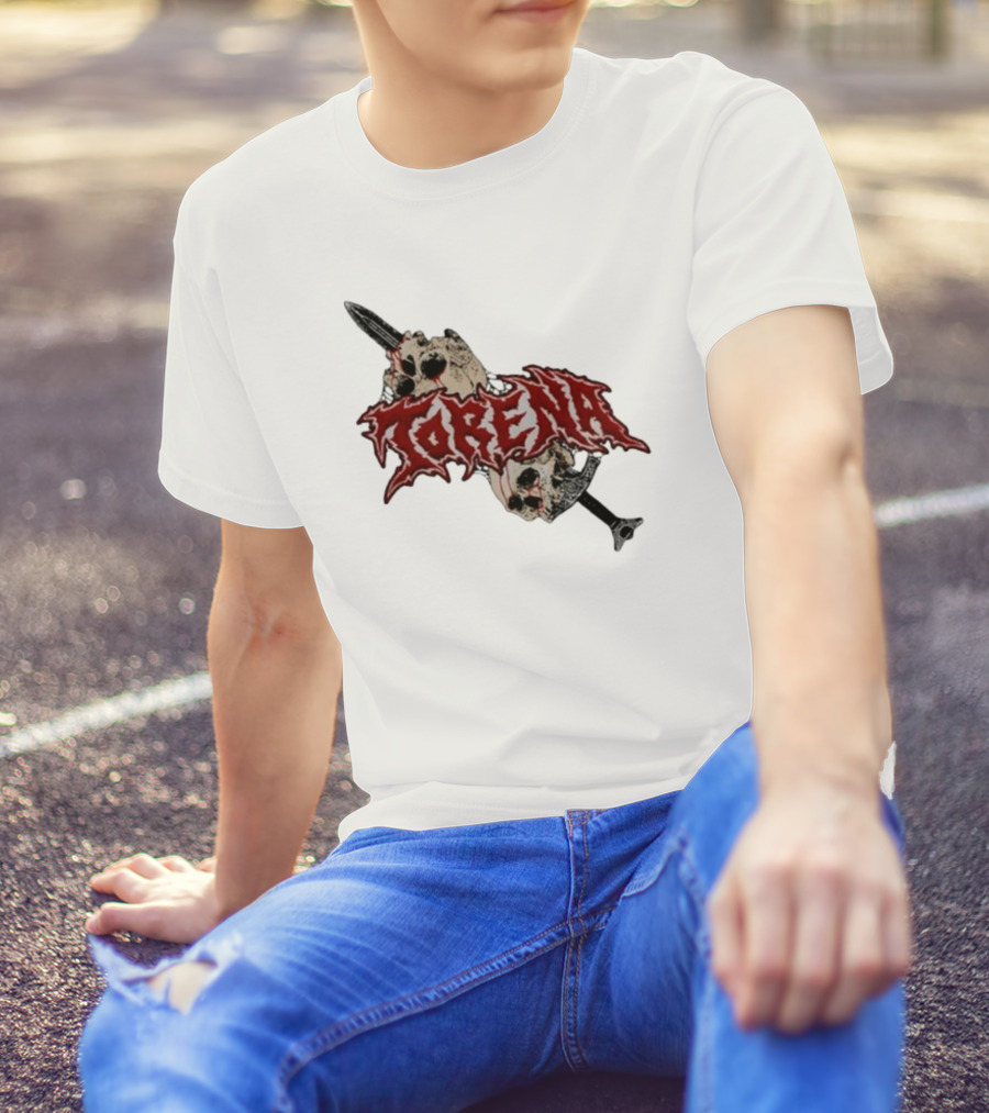 Torena Sword Piercing Skulls T-Shirt