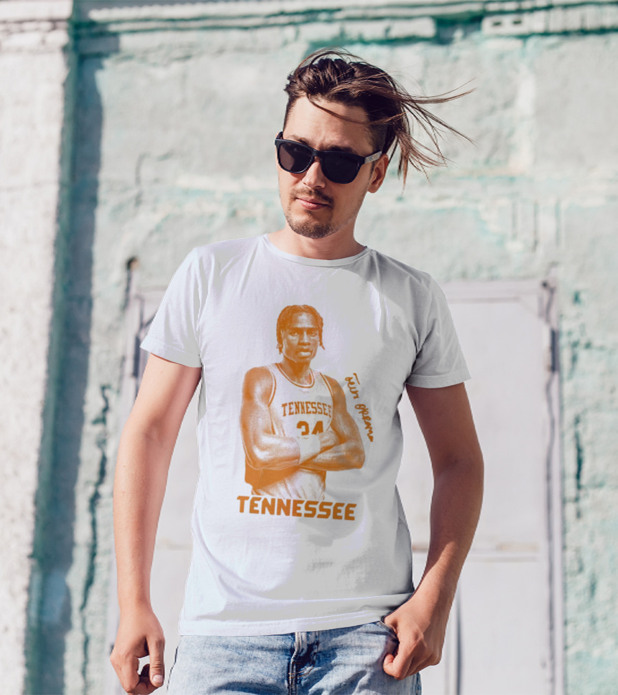 Felix Okpara Tennessee Basketball 34 Signature T-Shirt