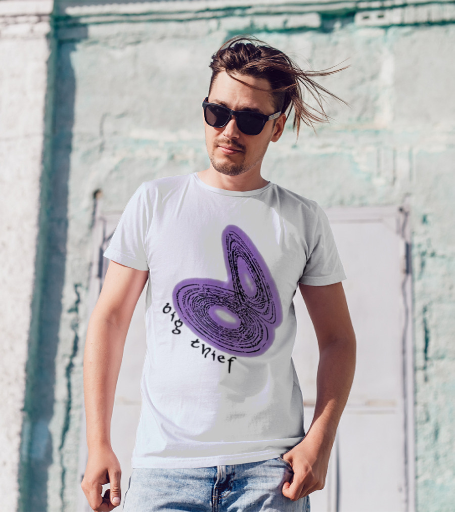 Big Thief Double Infinitee Purple Rings T-Shirt