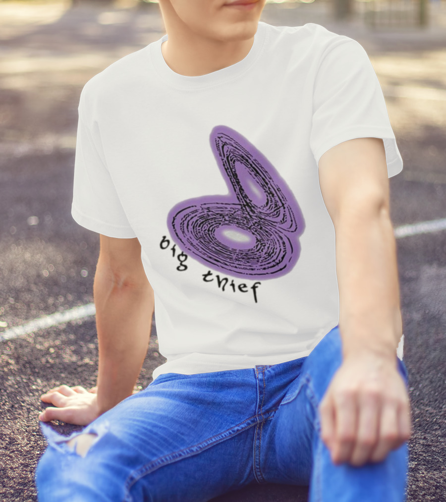 Big Thief Double Infinitee Purple Rings T-Shirt