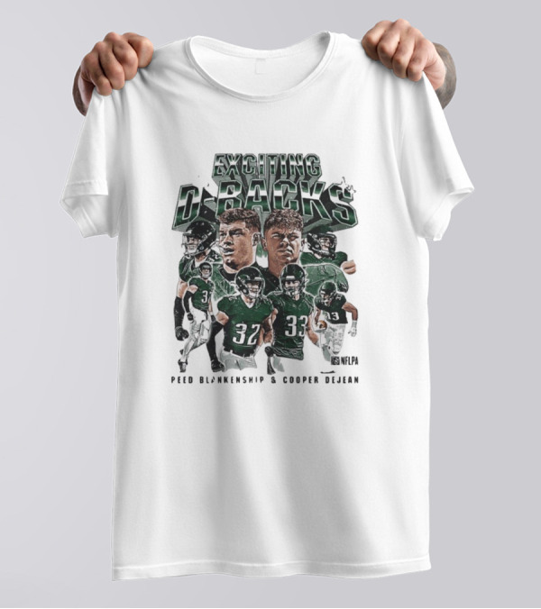 Exciting D-Backs Reed Blankenship And Cooper DeJean NFLPA Football T-Shirt