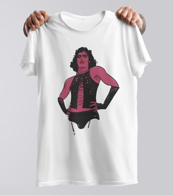 Macho Frank N Furter Rocky Horror Tim Curry Dr. Frank-N-Furter Iconic Costume Image T-Shirt