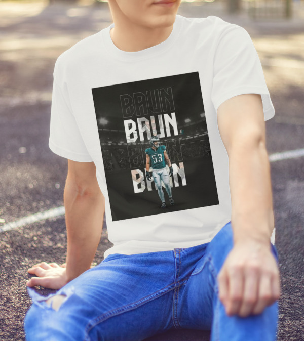 Baun Philadelphia Eagles QB Sack Go Birds Football Stadium T-Shirt