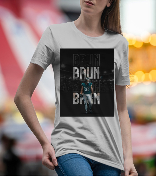 Baun Philadelphia Eagles QB Sack Go Birds Football Stadium T-Shirt