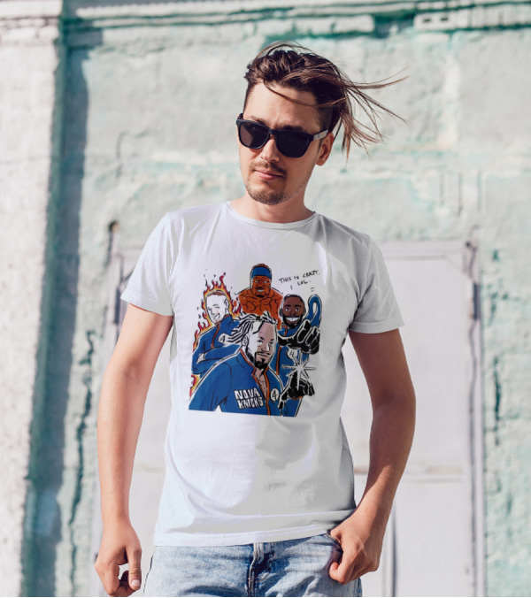 This Is Crazy Lol Nova Knicks Fantastic Four Crossover T-Shirt