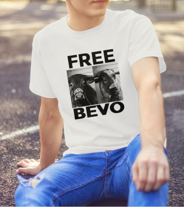 Free Bevo Mugshot Cow With Kyle Umlang T-Shirt