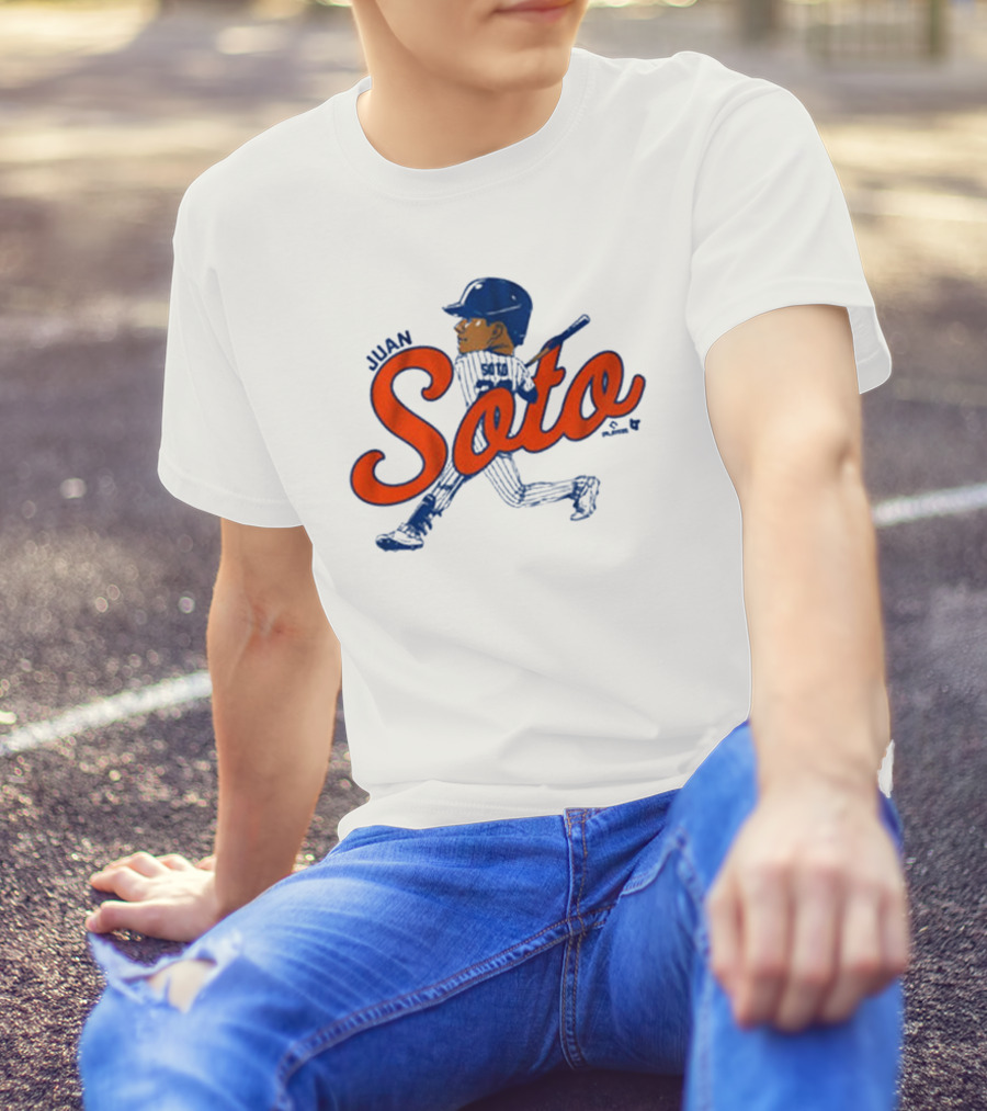 Juan Soto Caricature MLB New York Mets Queens T-Shirt
