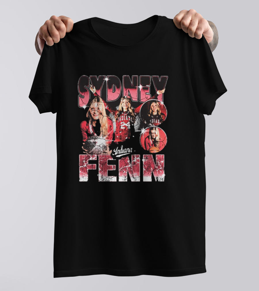 Sydney Fenn Indiana Hoosiers Basketball 24 Retro 90s T-Shirt