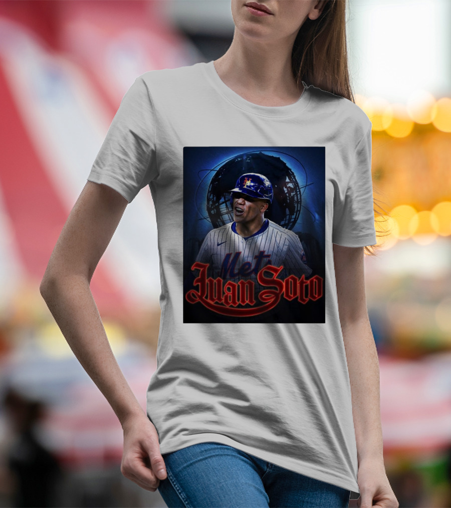 Met Juan Soto New York Mets Baseball MLB The King Of Queens T-Shirt
