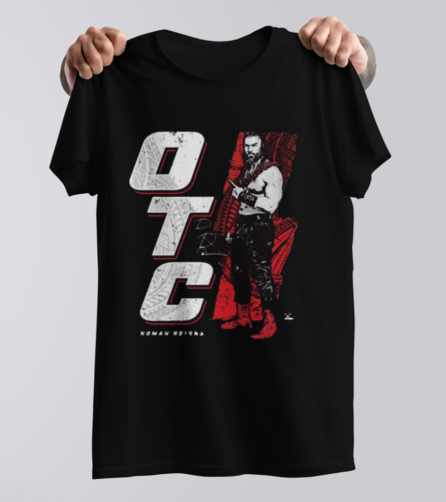 Roman Reigns OTC Signature WWE Champion Power T-Shirt