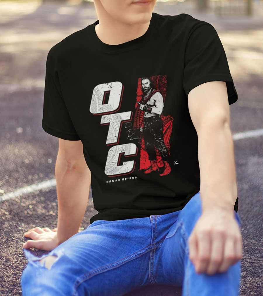 Roman Reigns OTC Signature WWE Champion Power T-Shirt