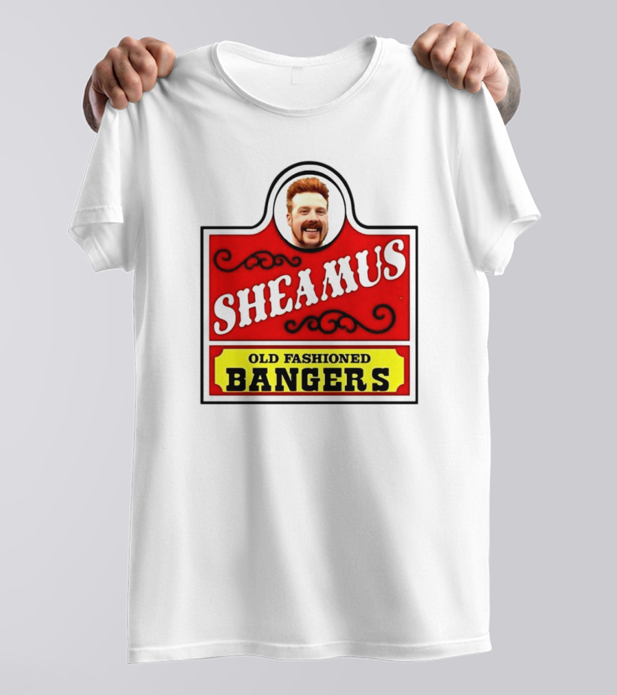 Sheamus Old Fashioned Bangers Retro Sign T-Shirt