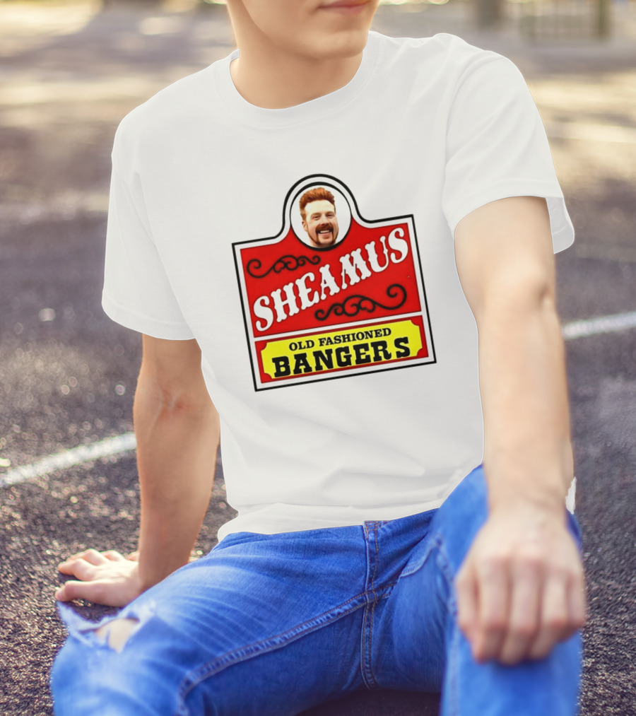 Sheamus Old Fashioned Bangers Retro Sign T-Shirt