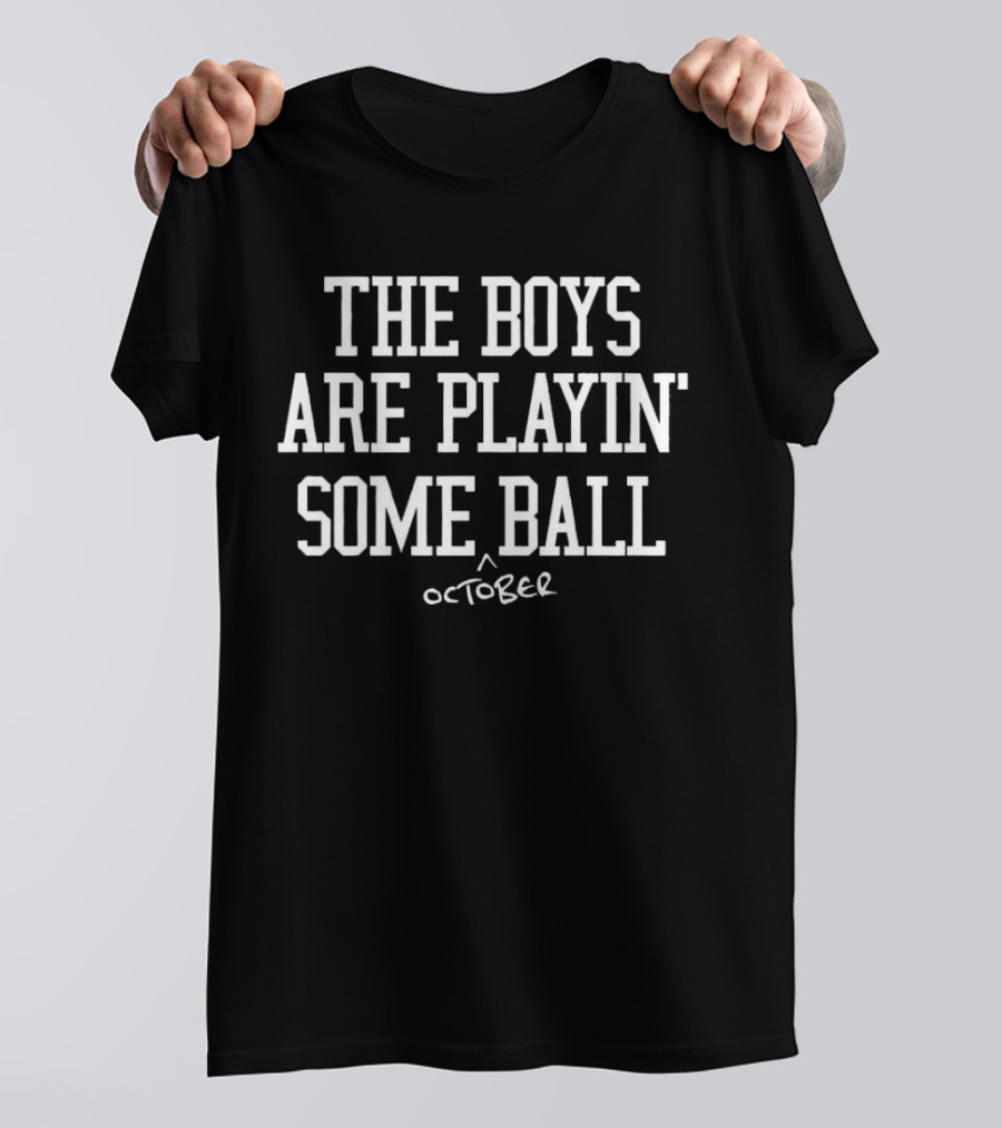 The Boys Are Playin' Some Ball October MLB Kansas City Royals Vintage T-Shirt