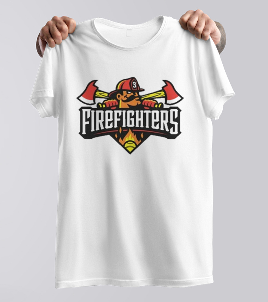 The Savannah Bananas Firefighters Logo Baseball Holiday Tailgaters New T-Shirt