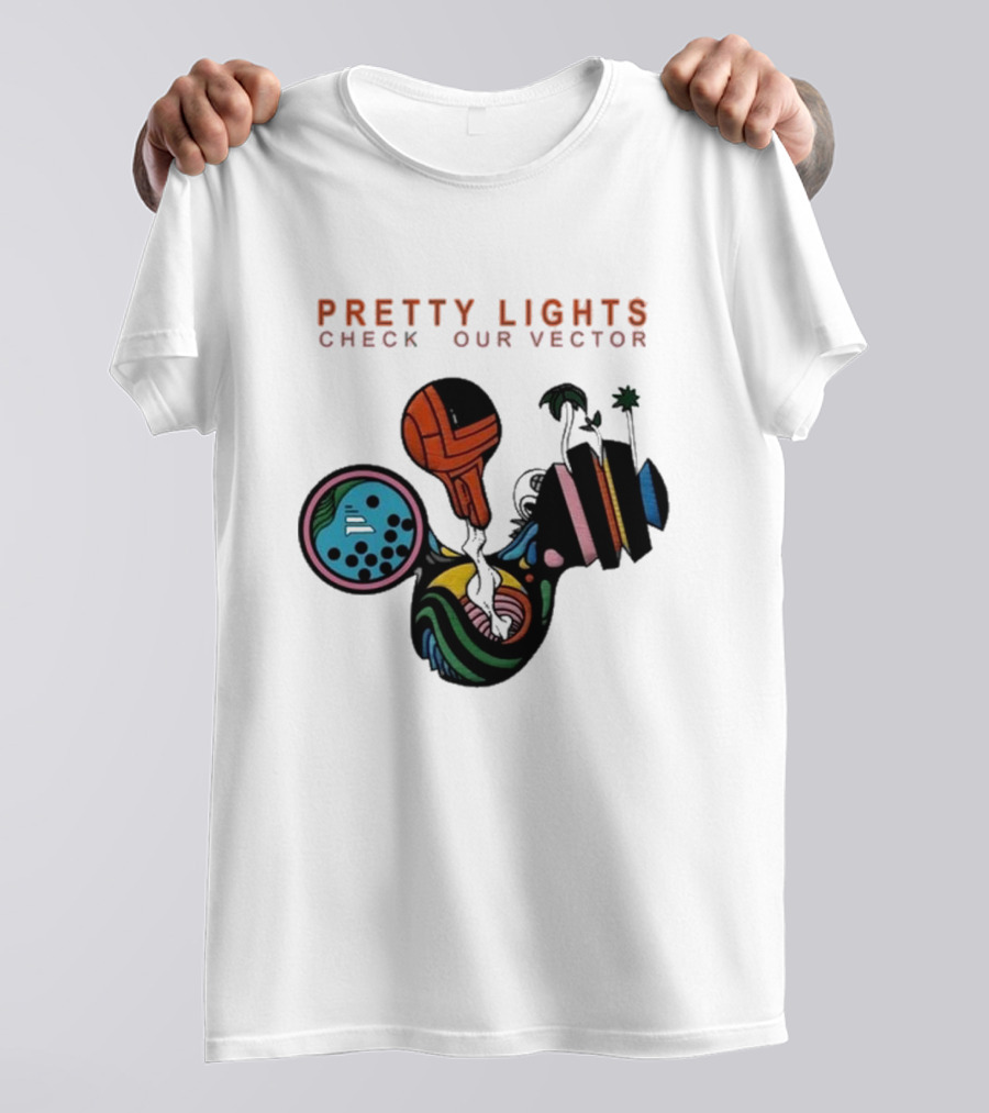 Pretty Lights Check Our Vector Psychedelic Abstract T-Shirt