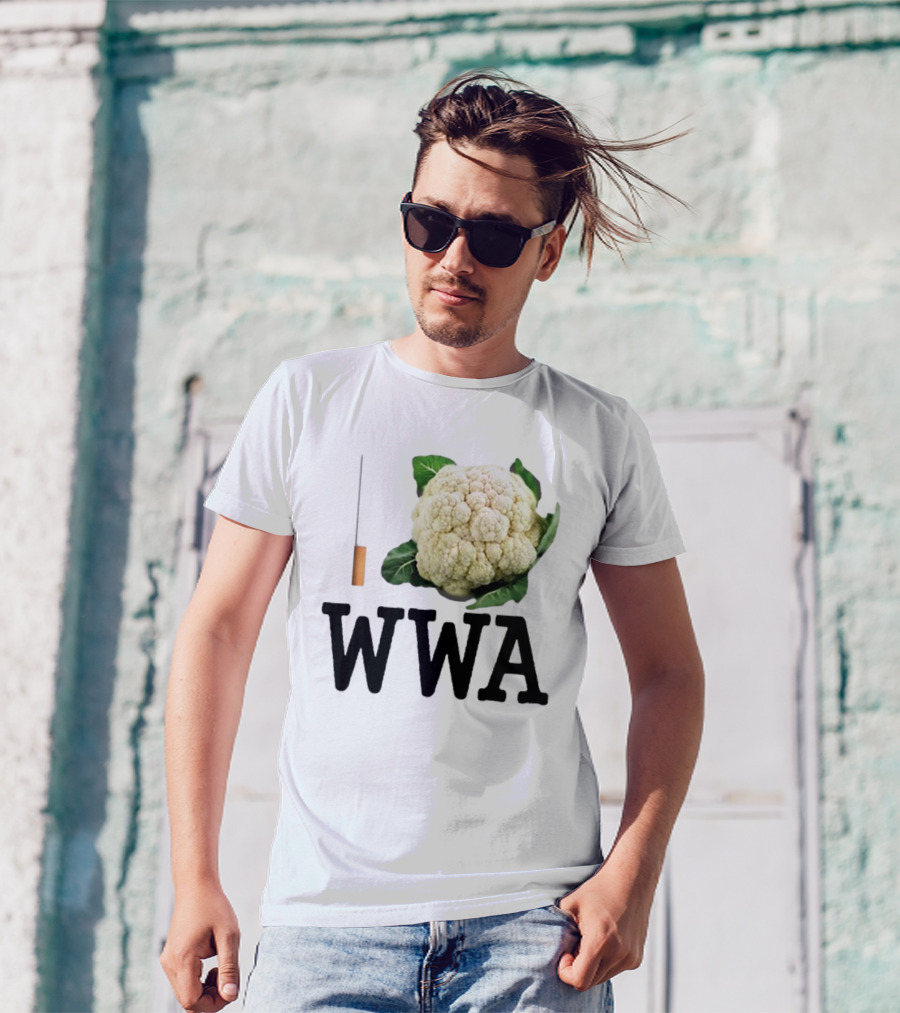 Taco Hemingway Trójkąt Warszawski Biały Cauliflower WWA T-Shirt