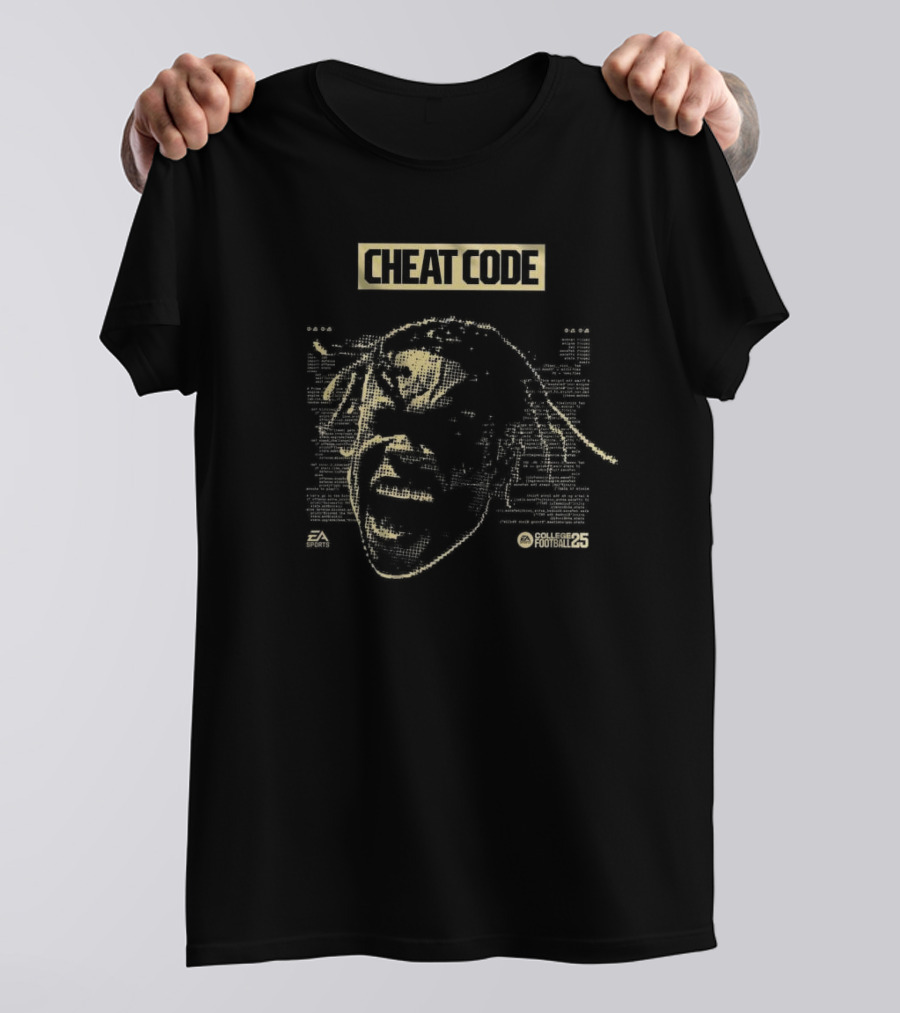Travis Hunter Cheat Code EA Sports College Football 25 T-Shirt