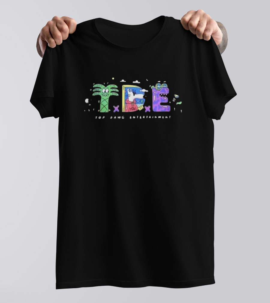 TDE X Steven Harrington Top Dawg Entertainment Collaboration T-Shirt