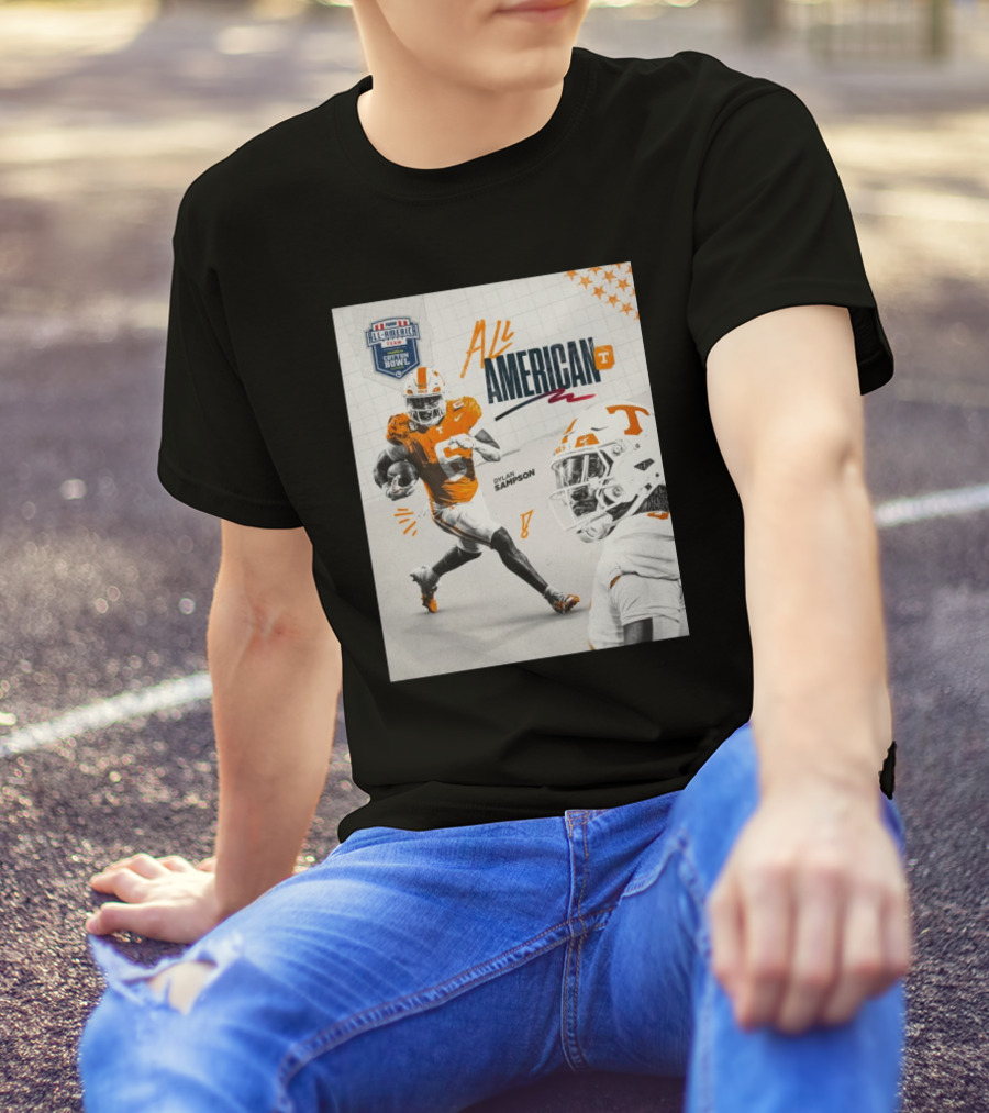 Tennessee Vols Dylan Sampson All-American Cotton Bowl T-Shirt
