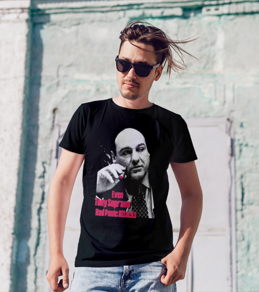 Even Tony Soprano Had Panic Attacks Iconic Image T-Shirt