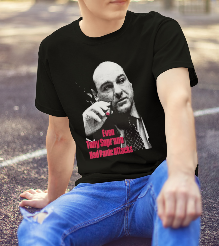 Even Tony Soprano Had Panic Attacks Iconic Image T-Shirt