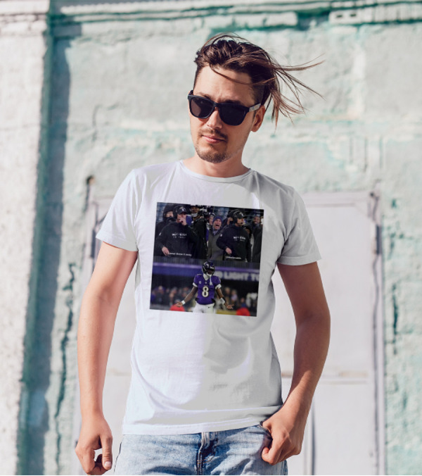 Baltimore Ravens Even Harbaugh Lamar Throw It Away Unbelievable T-Shirt