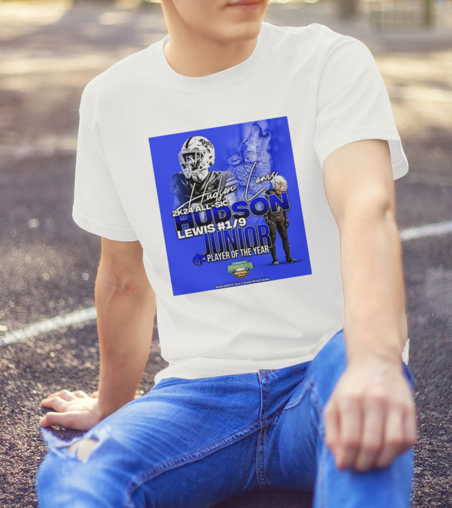 Hudson Lewis 2K24 All-SIC Junior Player Of The Year Lewis #1/9 Promo T-Shirt