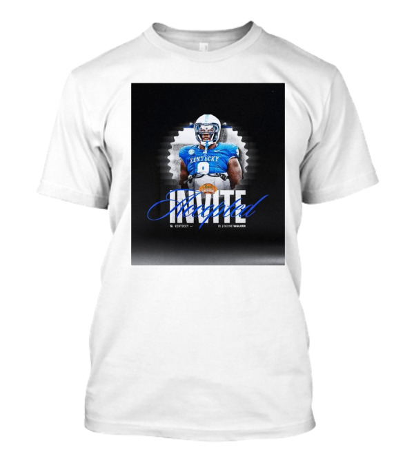 Kentucky Wildcats Deone Walker DL Reese’s Senior Bowl Invite Accepted T-Shirt