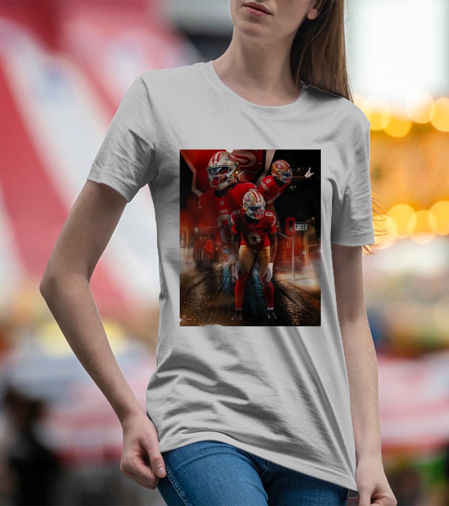 San Francisco 49ers Renardo Green NFL Football Star T-Shirt