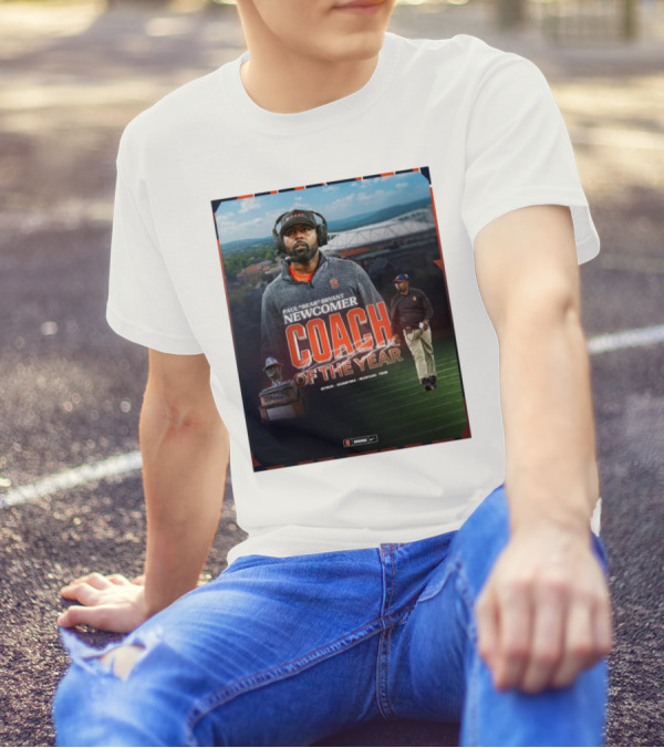 Syracuse Orange Paul Bear Bryant Newcomer Coach Of The Year Accountable Relentless Touch T-Shirt