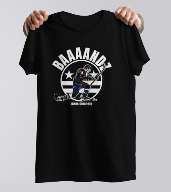 BAAANDZ Jakob Chychrun Hockey Star Design T-Shirt