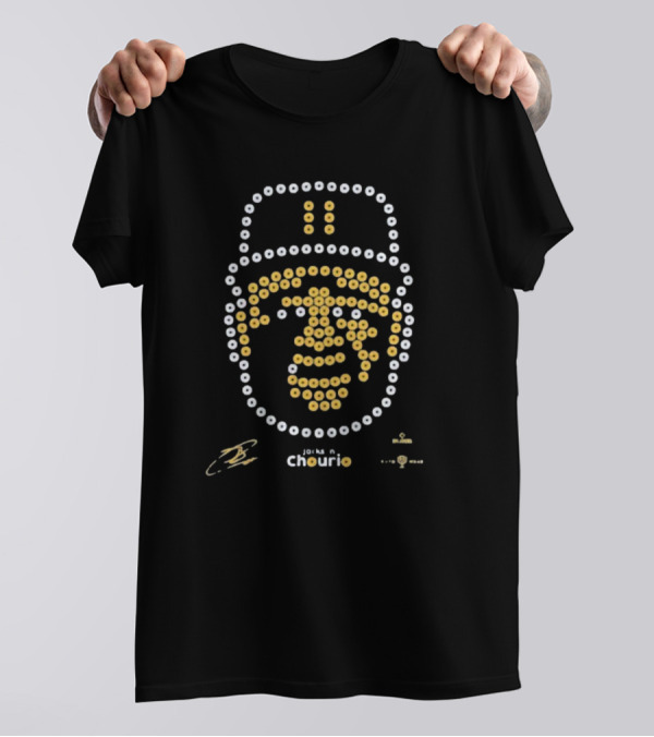 Jackson Chourio 11 Bead Face Design T-Shirt
