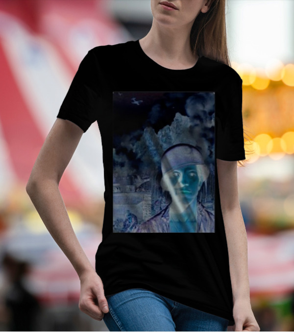 Janelledrtysoul Tyler Joseph Clancy Madrid Psychedelic Negative Mountain Portrait T-Shirt