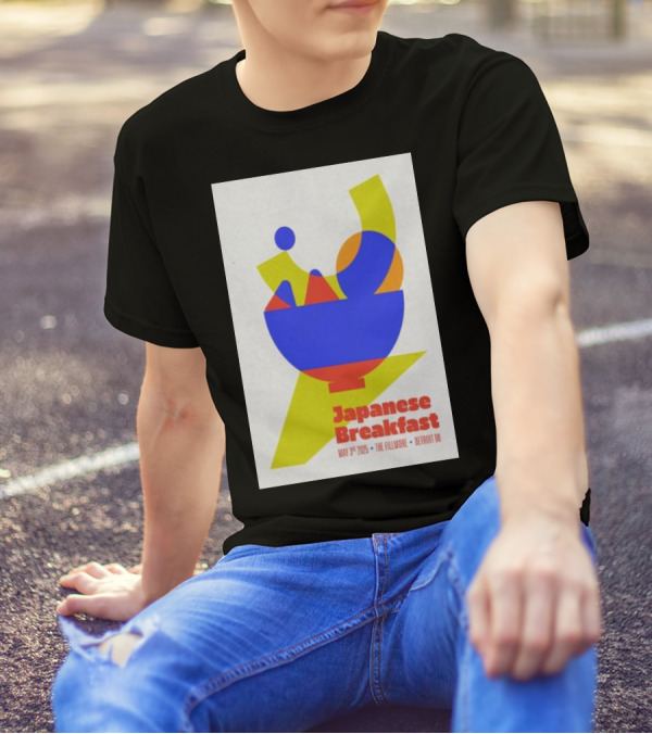 Japanese Breakfast May 3 2025 The Fillmore Detroit MI Abstract Shapes Bowl Design T-Shirt