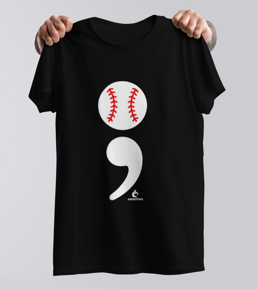 Jarren Duran The Game Isn’t Over Baseball Semicolon Symbol T-Shirt