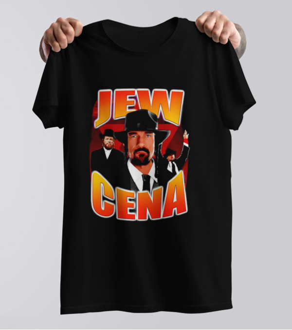 Jew Cena Fedora Hat Jewish Attire Ensemble T-Shirt