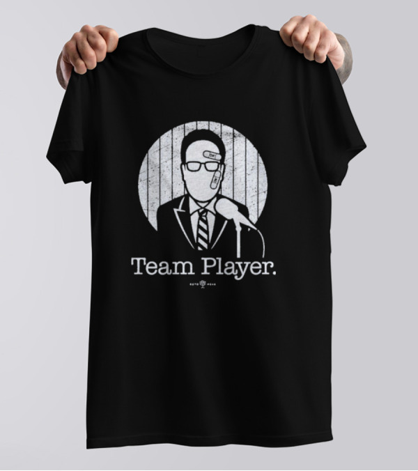 John Sterling Team Player Microphone Portrait Nestor Cortes T-Shirt