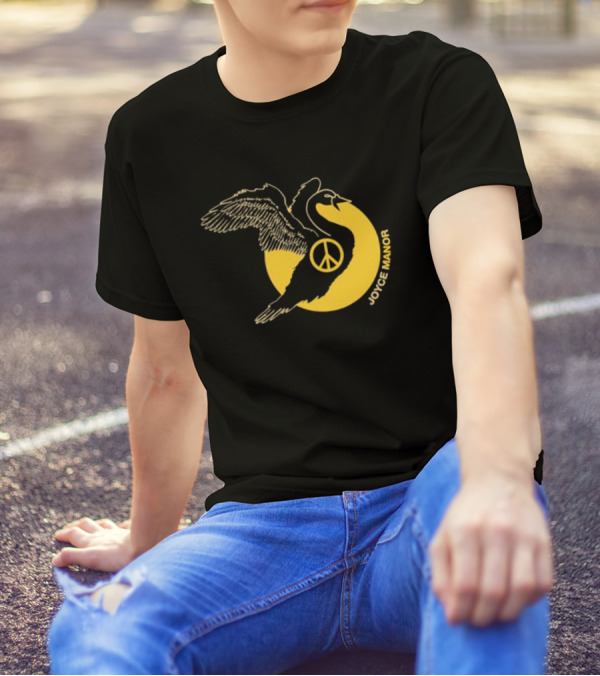 Joyce Manor Peace Swan With Peace Symbol Circle T-Shirt