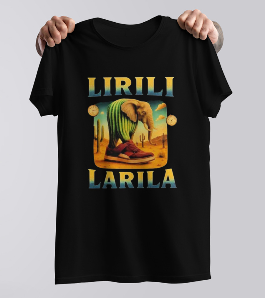 Lirili Larila Elephant Cactus Sneakers Desert S T-Shirt