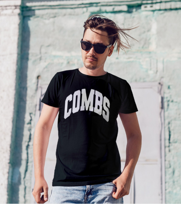 Luke Combs Merch Combs Arched 3D Lettering T-Shirt